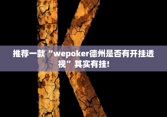 必看教程“Poker Master是如何开挂”能不能开挂!