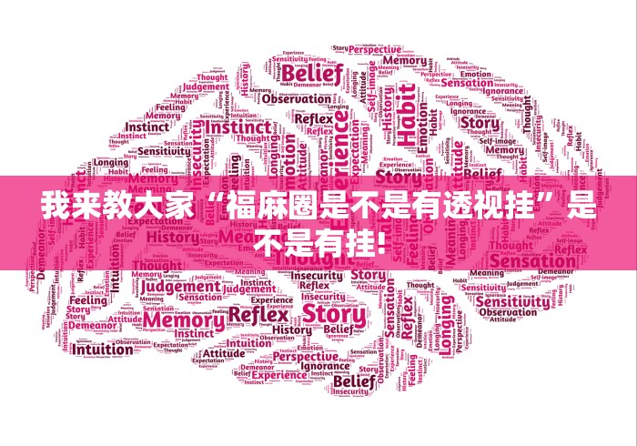 我来教大家“福麻圈是不是有透视挂”是不是有挂!