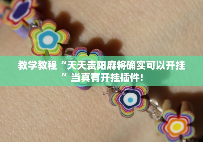 教学教程“天天贵阳麻将确实可以开挂”当真有开挂插件!