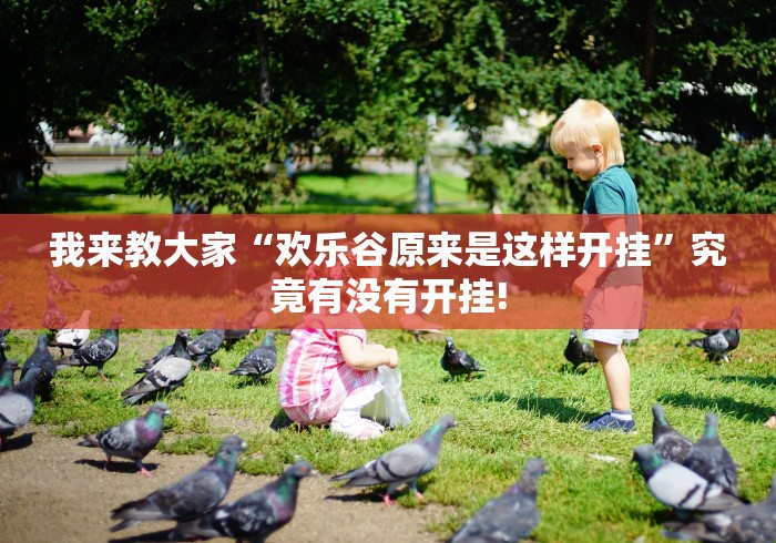 我来教大家“欢乐谷原来是这样开挂”究竟有没有开挂!