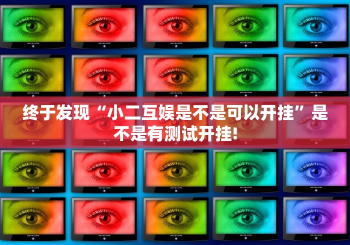 终于发现“小二互娱是不是可以开挂”是不是有测试开挂!