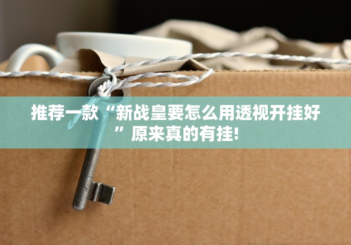 推荐一款“新战皇要怎么用透视开挂好”原来真的有挂! 推荐一款“新战皇要怎么用透视开挂好”原来真的有挂!